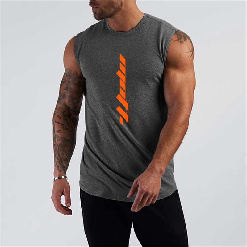 Tank Top Muscle - Summer gym clothes men Pure Cotton