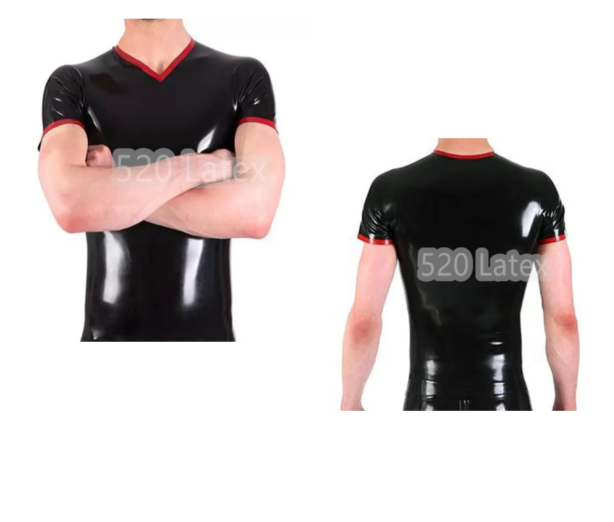 Tank Top Muscle - Natural Latex Men Muscle Short Sleeve