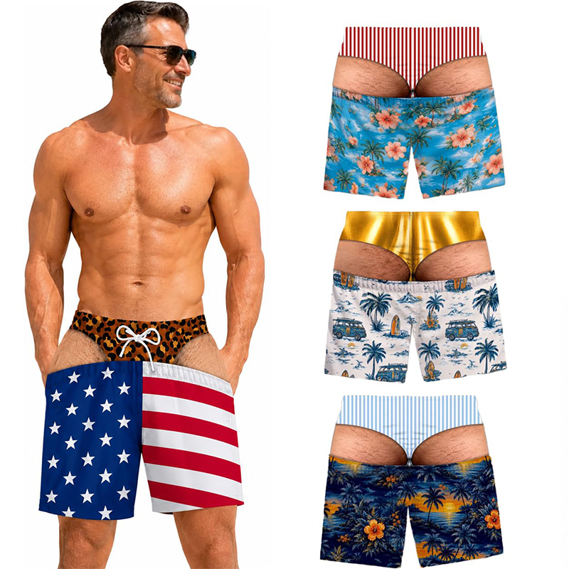 Novelty Men's Swim Trunks Funn - огляд і ціна Swim Trunk Quick Dry