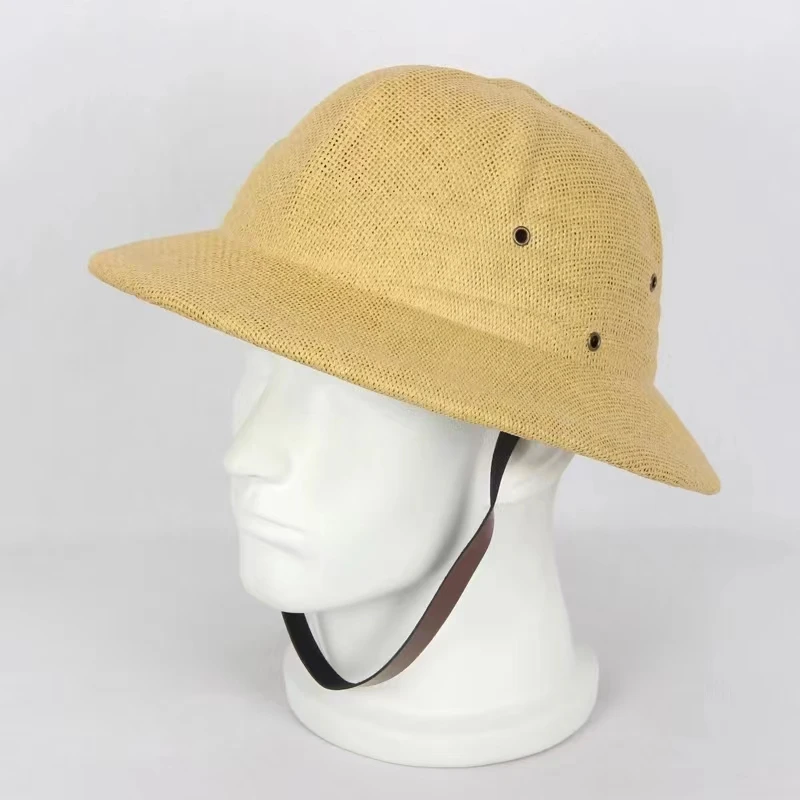 100% Straw Helmet Pith Sun Hat - огляд і ціна Bucket Hat Straw