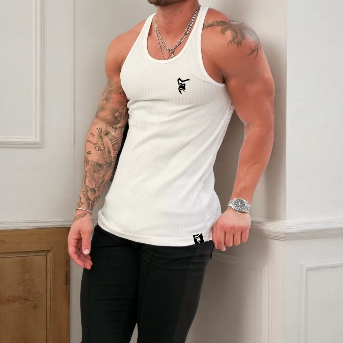 NEW Men's Quick Dry Running Ta - огляд і ціна Tank Top Muscle
