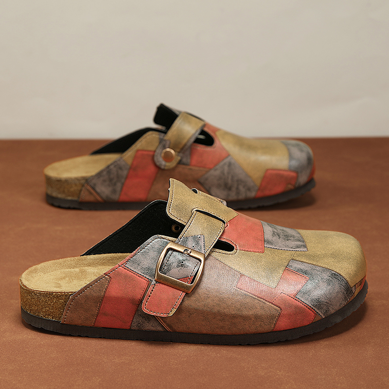Unisex Cork Closed Toe Slipper - огляд і ціна Flip Flop Leather Men