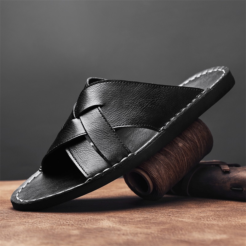 Fashion Genuine Leather Men Sl - огляд і ціна Flip Flop Leather Men