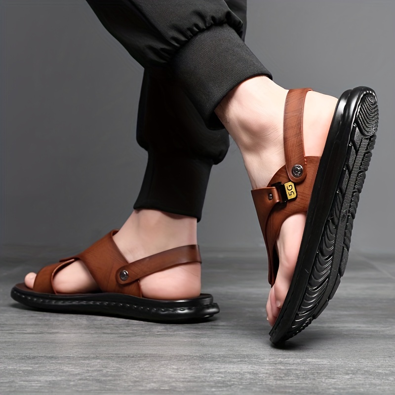 Men's Leather Flip Flops Sanda - огляд і ціна Flip Flop Leather Men