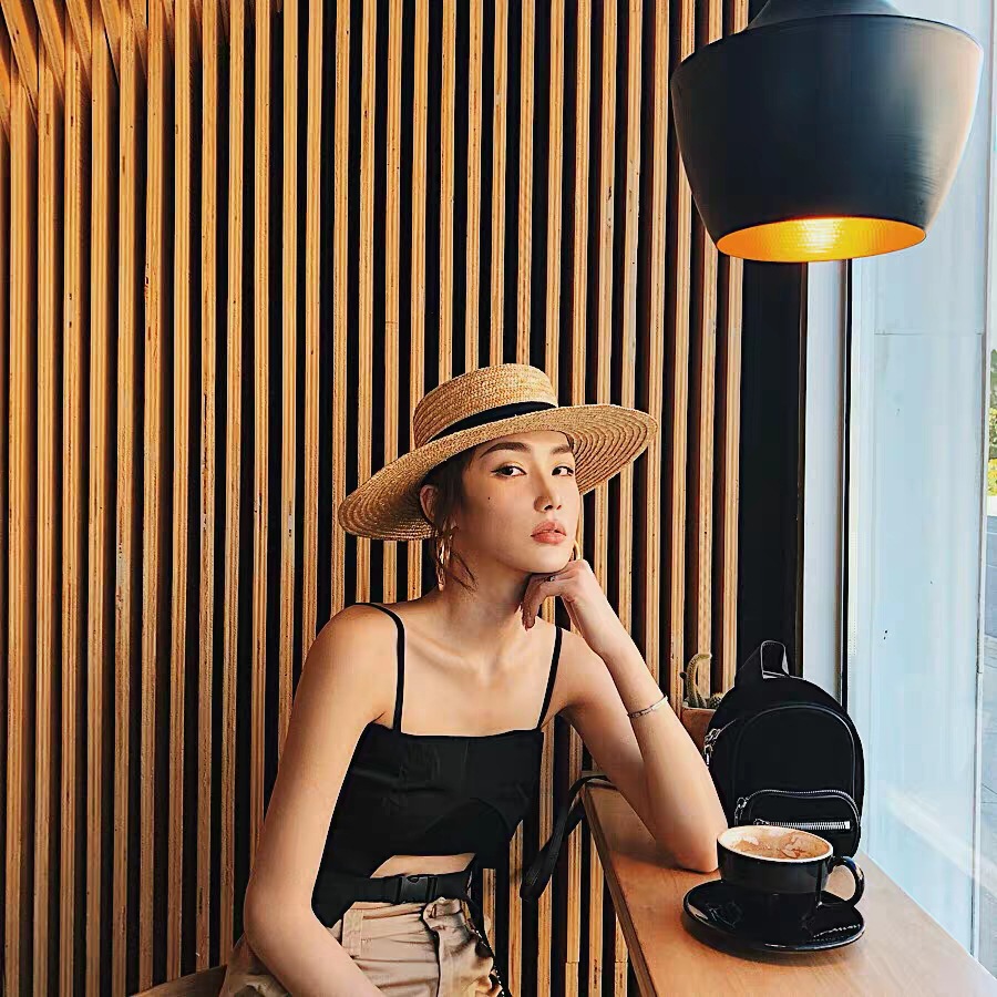 Boater Straw Hat French elegan - огляд і ціна Bucket Hat Straw