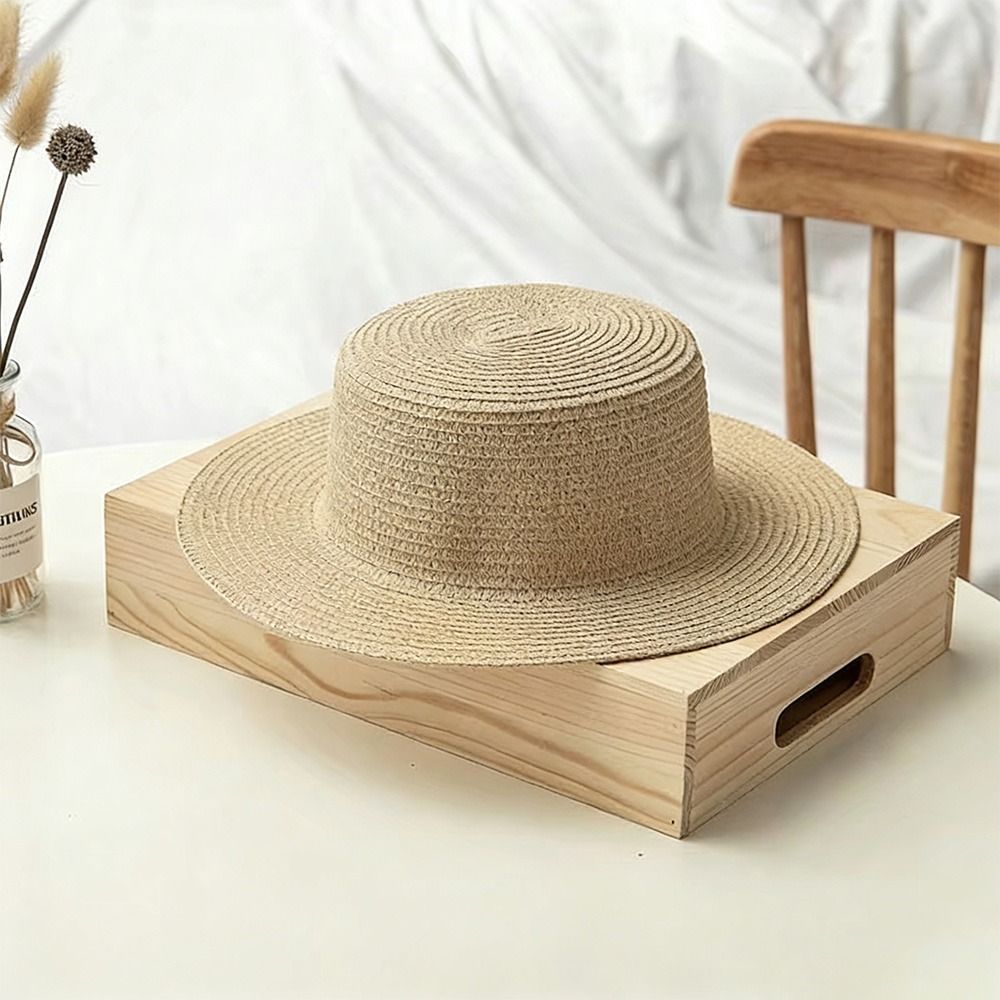 Fashionable Wide Brim Straw Ha - огляд і ціна Bucket Hat Straw
