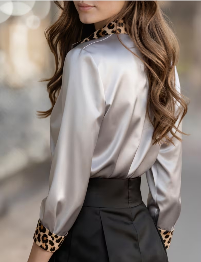 Elegant Long Sleeve Button Dow - огляд і ціна Shirt Camp Collar